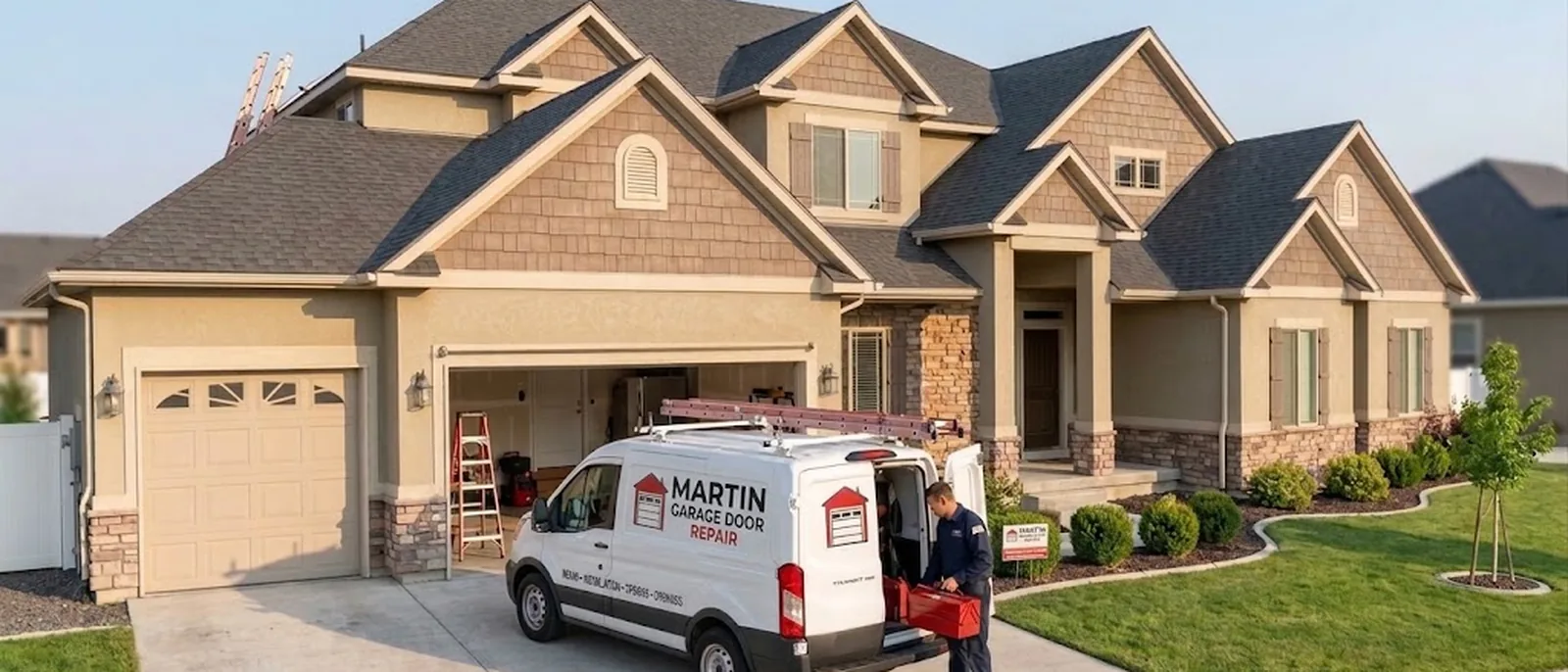 Garage Door Repair Martin service vehicle in Martin, TN