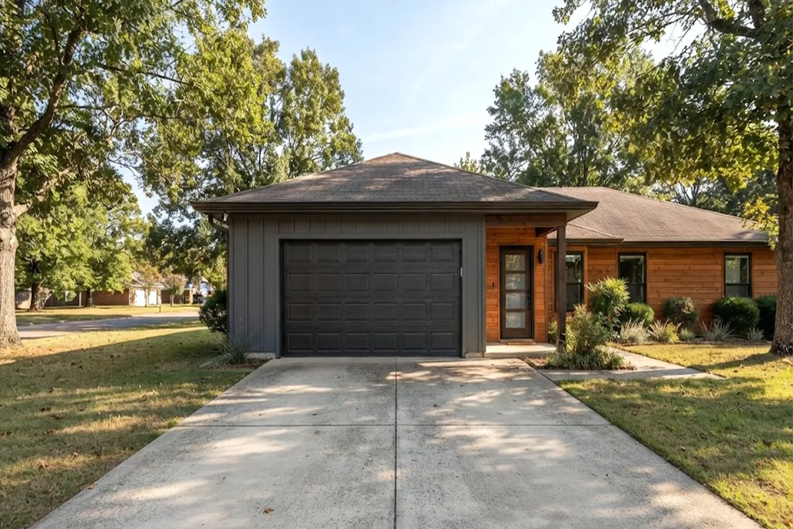 Garage door on a home in Martin, TN